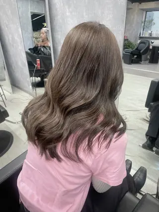 ミディアム カラー 宮城 ほのかのヘアスタイル