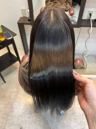 ロング カラー 吉岡 なみのヘアスタイル