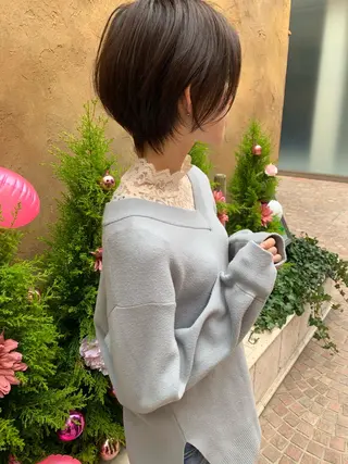 ショート calna by  elmo所属・ショート特化美容師 大阪京橋　大本　渉のヘアスタイル