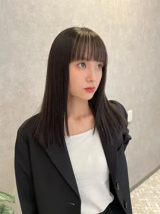 ミディアム カラー パーマ ヘアアレンジ 女性スタイリスト専門サロン Zina 天神所属・NANA/trend style🕊🍑のヘアスタイル