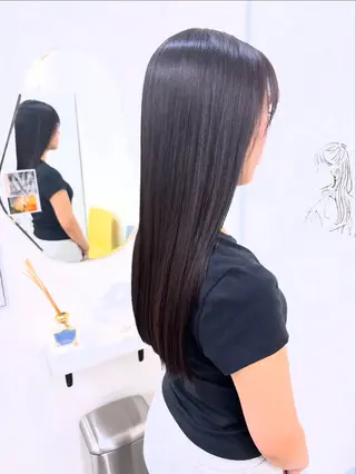 ロング カラー 🫧似合わせヘア🫧 天王寺．阿倍野🌈のヘアスタイル