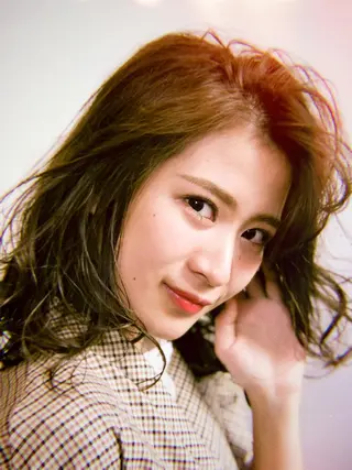 セミロング カラー 口コミ評価4.9⭐︎ カワナベ マサシのヘアスタイル