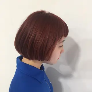 ショート カラー 福島 純子のヘアスタイル