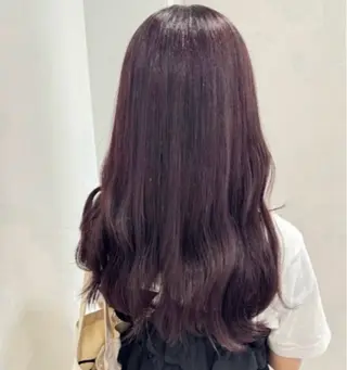 ロング miku/ラベンダー 透明感カラー🪻❤︎のヘアスタイル