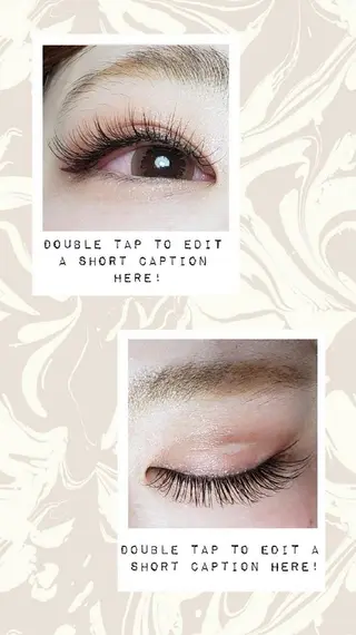 マツエク・マツパ Rouge ・ K  　のマツエク・マツパデザイン