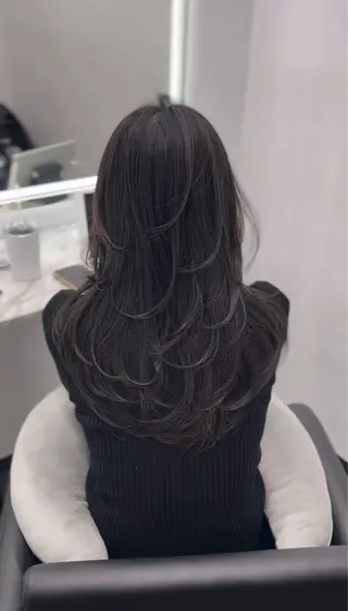 ロング 銀座/韓国/ワンホン 🤍艶髪🖤nahoのヘアスタイル