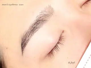 メンズ アイブロウ &.feel エンフィールのマツエク・マツパデザイン