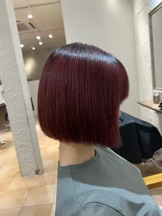 ショート カラー 🥀韓国ヘア🥀 宮津真菜のヘアスタイル