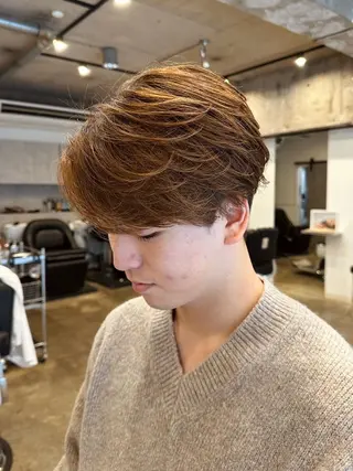 ミディアム メンズ 【メンズ専用サロン】 💈小林遥希💈のヘアスタイル