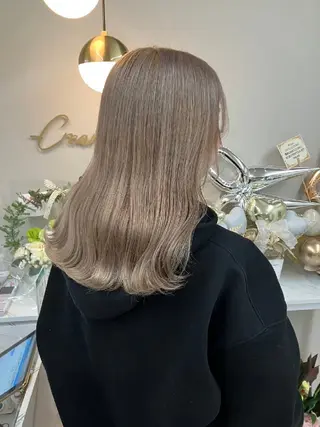 セミロング カラー Cream HAIR&TREATMENT　クリーム　町田所属・Cream/クリーム 町田/髪質改善のヘアスタイル