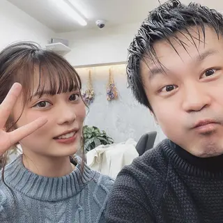 ミディアム TOWA 野村　コウダイのヘアスタイル