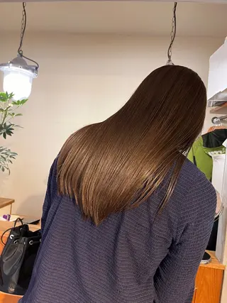 ロング 上川 美幸のヘアスタイル