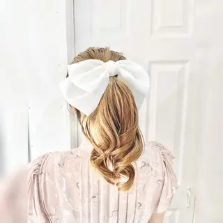 セミロング ヘアアレンジ ♥️ルフ🐒 ミレイ♥️のヘアスタイル