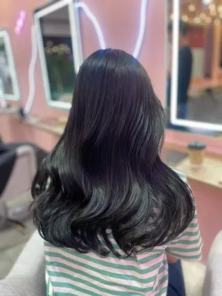 ロング カラー wixymimi　hair salon所属・艶カラー✨レイヤー 𝐚𝐲𝐚𝐤𝐚のヘアスタイル