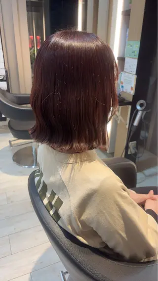 カラー miyu/ボブ/ 透明感カラー/栄のヘアスタイル