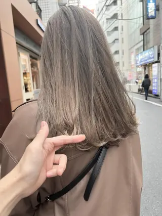 セミロング カラー ヘアアレンジ 🌿ニュアンスパーマ /ショート淳平のヘアスタイル