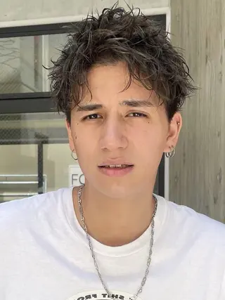 ショート パーマ メンズ RETOUCH by fifth 銀座店所属・似合わせカット /fifth富樫倭のヘアスタイル