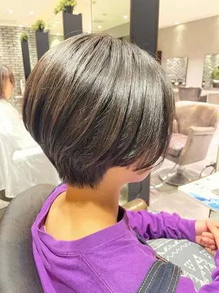 ショート 🍒serika 暖色カラー 🍒のヘアスタイル