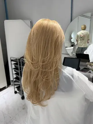 ロング rina/無料レイヤ ーカット/上野🌱のヘアスタイル