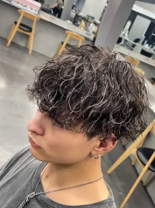 ショート カラー パーマ fifth 児玉達哉 当日予約🙆のヘアスタイル