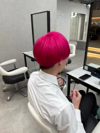 カラー hair salon dot.tokyo color所属・🎀ハイトーンカラー /ₐᵧᵤₘᵢ🎀のヘアスタイル
