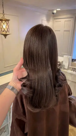 セミロング ナチュラル×透明感 /kazutoのヘアスタイル