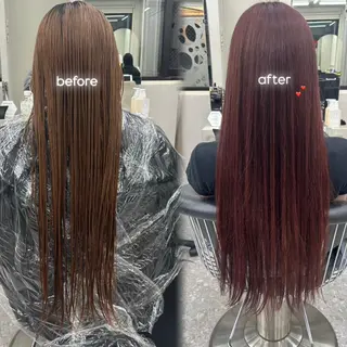 カラー あ い か 🎀 レイヤーカットのヘアスタイル