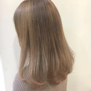 セミロング カラー 永井 大希のヘアスタイル