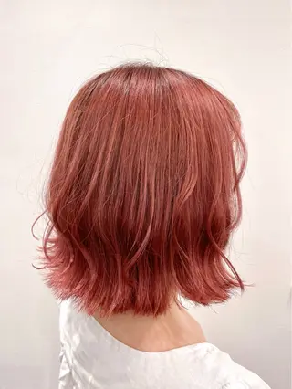 ミディアム カラー 【ボブ・髪質改善】 ☀️HINATA☀️のヘアスタイル