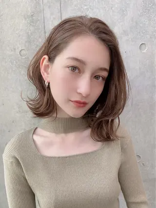 ミディアム 髪質改善/透明感 ✨ワタル✨のヘアスタイル