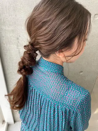 ヘアアレンジ ヘアセット/似合わせ ヘア/ MIHO🩵のヘアスタイル