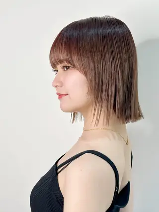 ショート カラー JYUNESU表参道所属・韓国ヘア🇰🇷🎀 透明感カラーのヘアスタイル