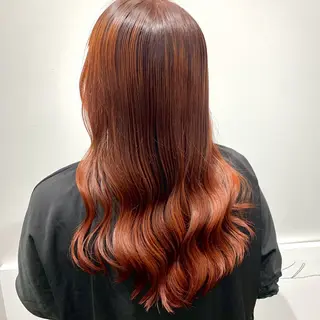 ロング カラー NUMBER_ ユイナのヘアスタイル