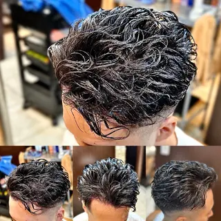 ショート パーマ メンズ 💈田上 立輝のヘアスタイル