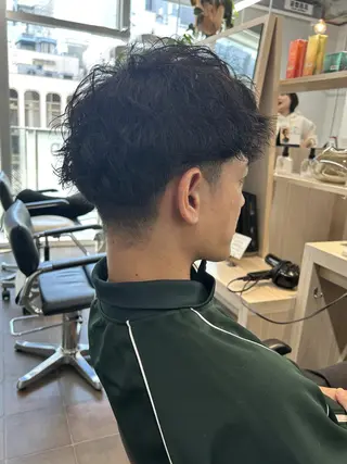 ショート メンズ パーマ メンズパーマ/ メンズカット/タクヤのヘアスタイル