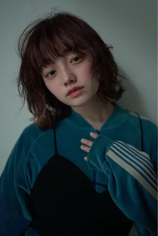 ミディアム カラー パーマ 🩶米澤 美月🩶のヘアスタイル