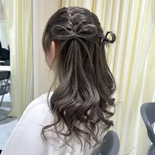 ロング ヘアアレンジ カット/艶カラー🎨 平間千賀のヘアスタイル