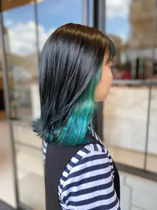 ロング カラー ボブ/ハイトーン 立川loose 下田のヘアスタイル