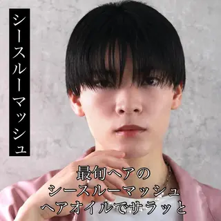 パーマ カラー メンズ Men's Eir Kodamaのヘアスタイル