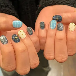 ネイル ボブ/暖色カラー コウボヒカルのヘアスタイル