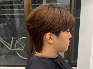 カラー メンズ 栄ハイトーンメンズ yoshiのヘアスタイル