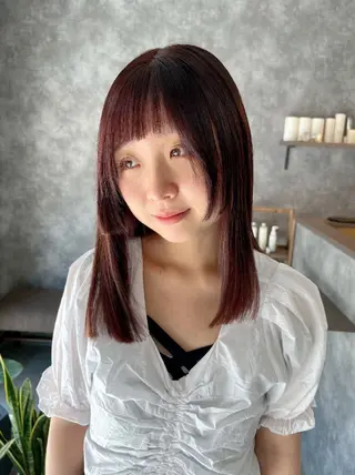 ミディアム カラー iloli　メニューの無い美容室所属・iloli代表　前田 雄也　のヘアスタイル