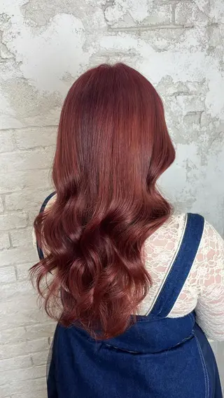 ロング カラー 𝐠𝐢𝐫𝐥𝐲 𝐦𝐨𝐝𝐞🖤のヘアスタイル