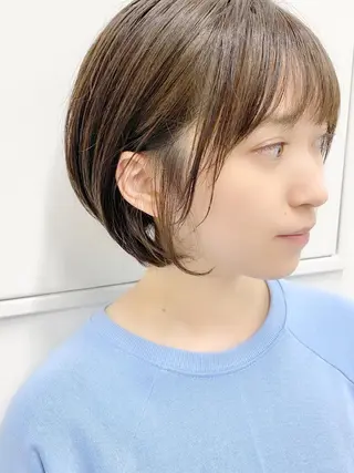 ショート カラー ヘアアレンジ 似合わせ専門美容師 なかじまのヘアスタイル