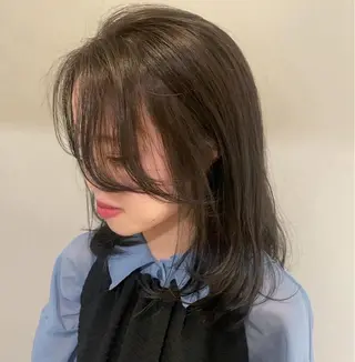 ミディアム カラー 似合わせカット 🌿しゃらのヘアスタイル