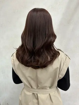 ロング カラー 艶カラー/縮毛矯正 /髪質改善/はるたのヘアスタイル