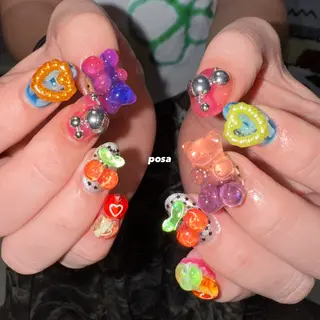 ネイル posa nail モエミのネイルデザイン