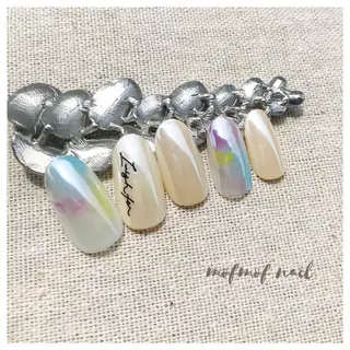 ショート ネイル mofmofnail 🌿shimizuのネイルデザイン