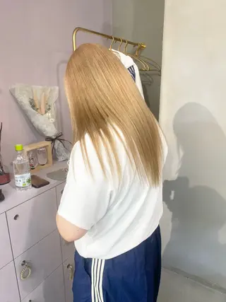 セミロング カラー qulim所属・前橋 姫奈のヘアスタイル