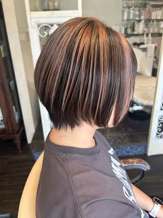 ミディアム カラー DiMPlE  ディンプル所属・🌸スタイリスト 山浦美恵のヘアスタイル